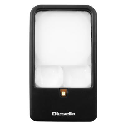 Håndlup 3X/5X/7X forstørrelse og LED lyskilde (flad model)